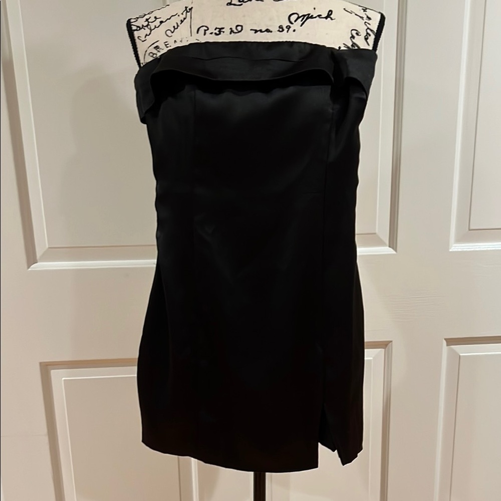 Altared State Black Strapless Dress